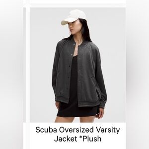 NWOT Scuba oversized Varsity Jacket /plush/M/L